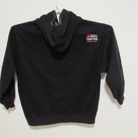 Abu Garcia Hoodie Embroidered Pullover Sweatshirt Fishing Black Men's size Large - Picture 4 of 9